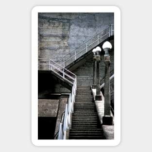 Stairway, Matahina Dam, Eastern Bay of Plenty, New Zealand Sticker